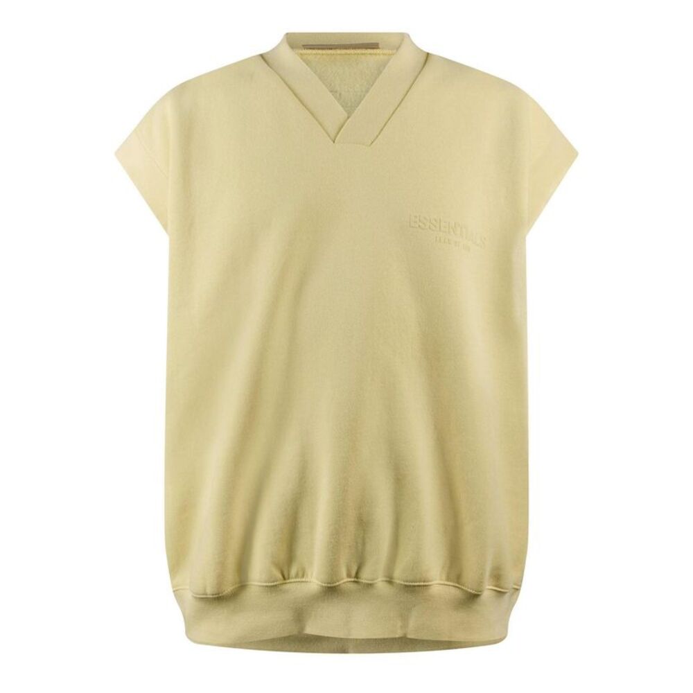 Fear Of God Essentials Mens Knitted Sweater Vest / Canary Yellow